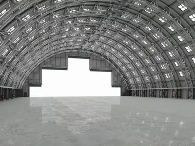 Hangar 4 3D model