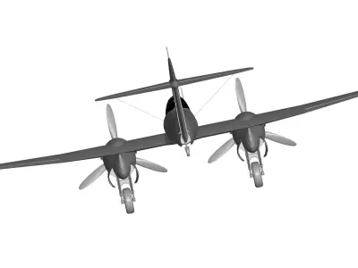 Westland Whirlwind 3D model purchase
