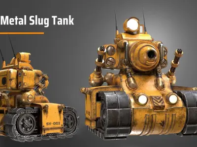 Metal Slug Tank 3D model