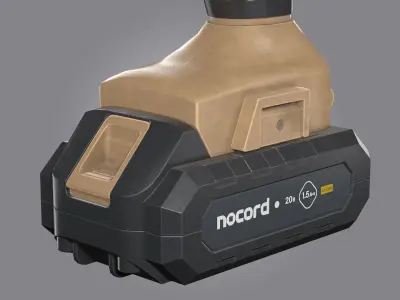 Drill  Nocord Low-poly 3D model