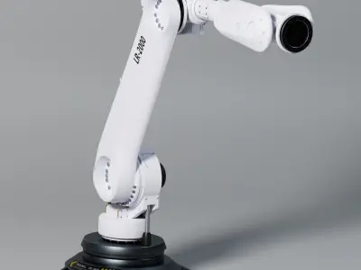 Industrial Robot Low Poly Low-poly 3D model