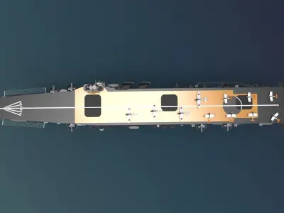 Soryu class Aircraft carrier 3D model