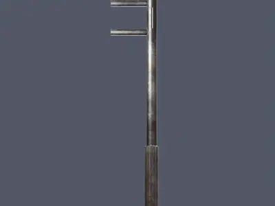 F key Tool Low-poly 3D model