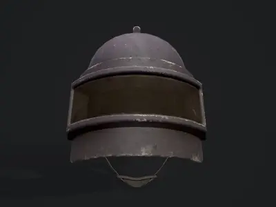 Helmet K6-3 Low-poly 3D model