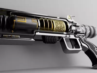 wingman futuristic gun Free 3D model