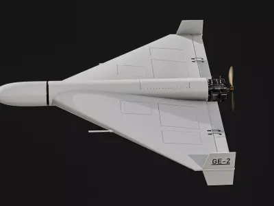 Geran-2  Iran Shahed-136 drone  Low-poly 3D model