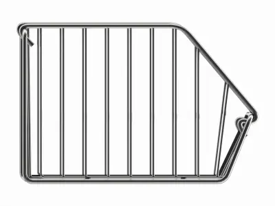 Store Wire Basket Shelf 3D model