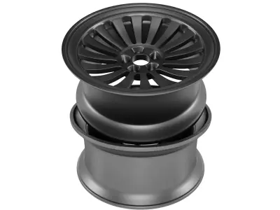 3D model rim wheel part5 3D model