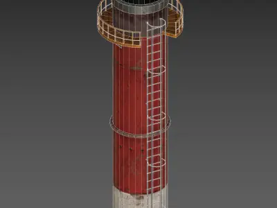 Industrial building - low poly 3D Model Pack purchase