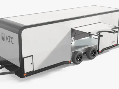  ATC Enclosed Car Hauler Trailer Simplified 