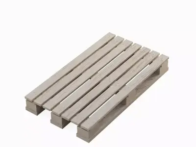 Wooden Pallet 01 Low-poly 3D model