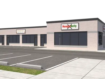 Retail-095 Retail Store 3D model
