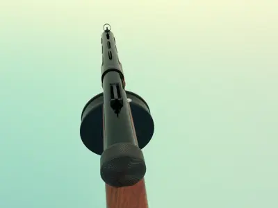 PPD-40 rifle for gta san andreas 3D model