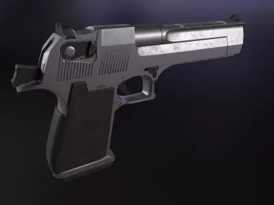 Desert Eagle Free low-poly 3D model