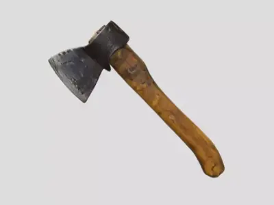 Axe by Tripo Free low-poly 3D model