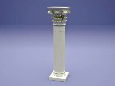 ancient column  3D print model