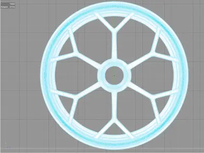 Hexagon Wheel 3D model