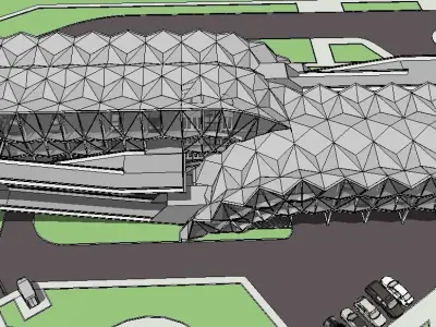 Sketchup Parking building PP3 3D model