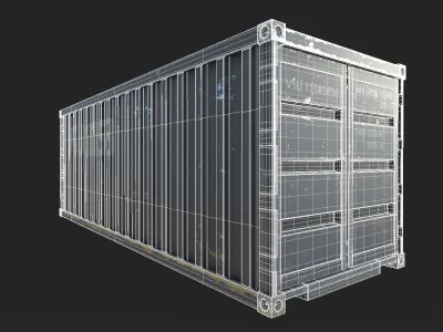 ship container 3D model