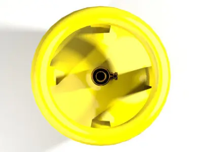 Gas Tank - Cylinder Type 1 3D model