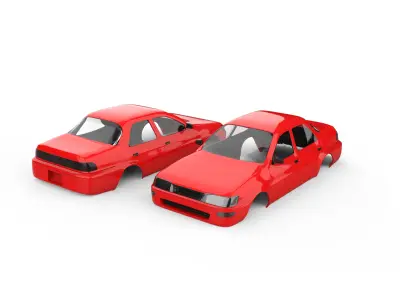 Toyota Corolla E100 3D print model
