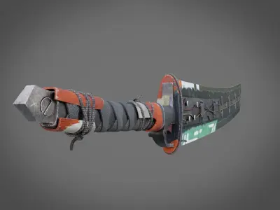 Sword - BioMutant Low-poly 3D model