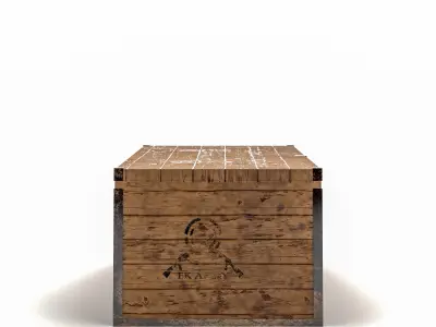 Ammo Crate Low-poly 3D model buy