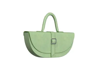 Half Moon Buckle Bag 3D model