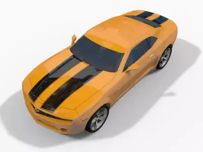 Transformer Bumblebee car 3D model