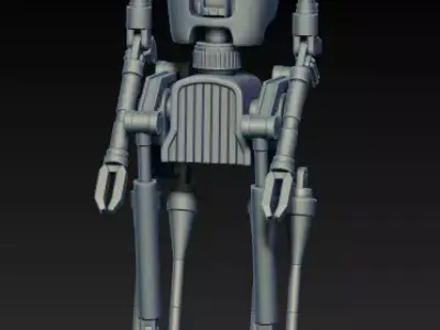 8D8 Droid Articulation 3D print One12 Scale files 3D print model