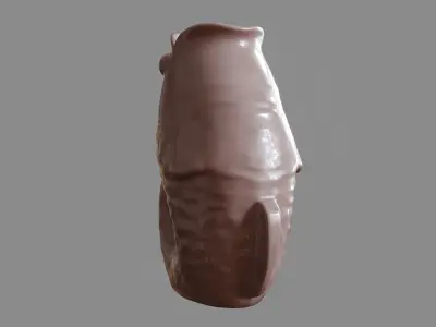 Fish vase decoration 3D model