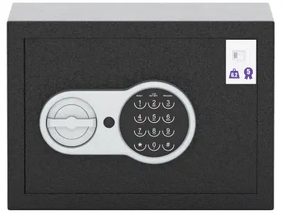 mechanical combination safe 3D model