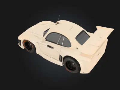 Classic Racer  Speed and Elegance Combined 3D model