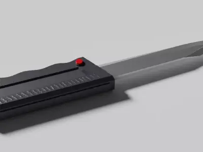 Low-Poly Pocket Knife Free low-poly 3D model