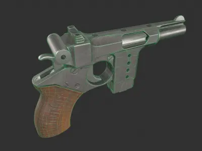 Bergmann Simplex Low-poly 3D model