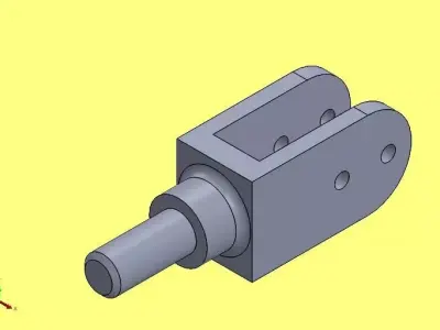 solidtutorial037 metal part Free 3D model