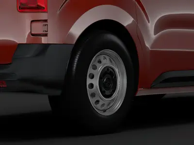 Opel Vivaro Van 2019 wheel 3D model
