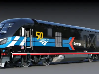  Locomotive Siemens Charger ALC-42 Low-poly 3D model