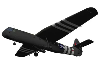 Airspeed Horsa 3D model purchase