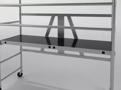 Scaffold tower 6 3D model