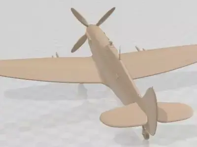 Mk Vb Printable Airplane  3D print model