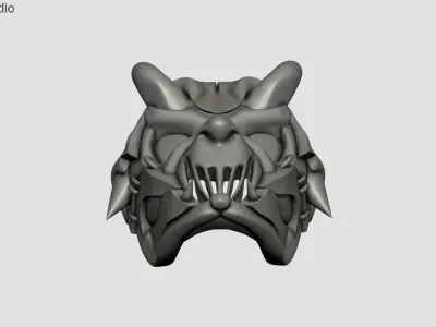 ONI MASK CYBORG 3D print model