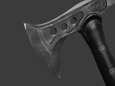 Survival Tomahawk Axe Free low-poly 3D model