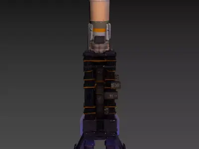 114- Missiles used in Iran war attacks 3D model