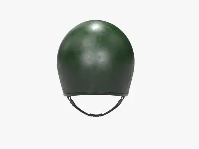 Helmet PBR equestrian Low-poly 3D model