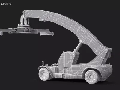 Reach Stacker 3D model buy