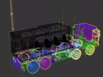SAMP T Defence System 3D model