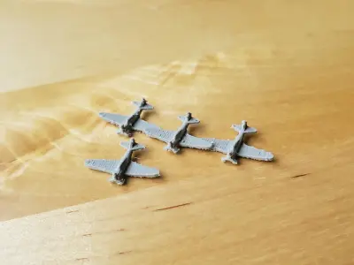 US TBD Devastator Torpedo Bomber Free 3D print model