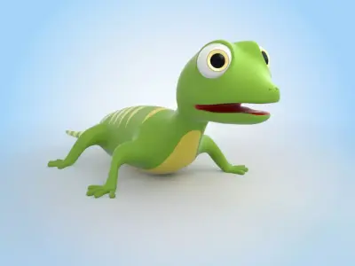Lizard 3D model purchase