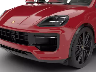 Porsche Cayenne Coupe GTS 2026 HQ 3d model 3D model
